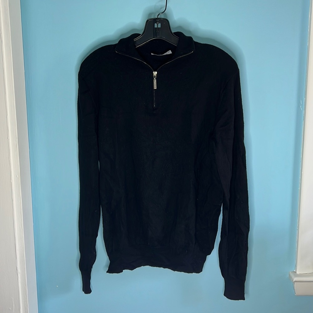 Jeremy Argyle Wool Sweater Black